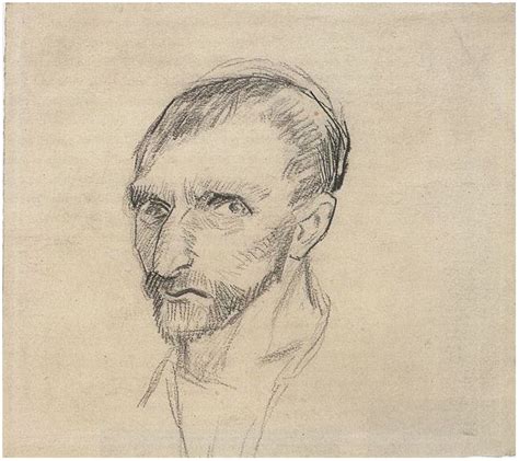 Self Portrait By Vincent Van Gogh 1451 Drawing Pencil