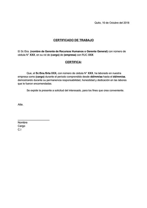Certificado De Trabajo Nuevo Empleo By Trámites Básicos Blog Issuu