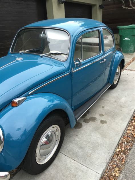 One Of A Kind Restored Vw Beetle Original Factory Paint Color And