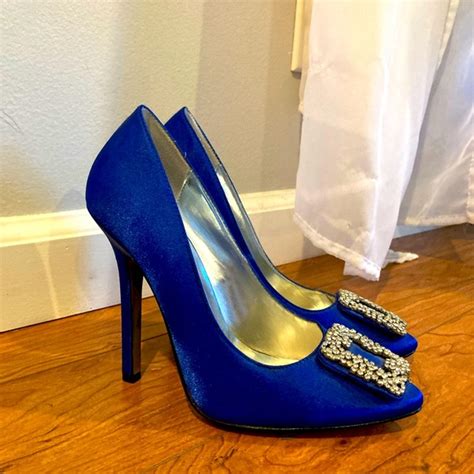 Martinez Valero Shoes Royal Blue Stiletto Heels Poshmark