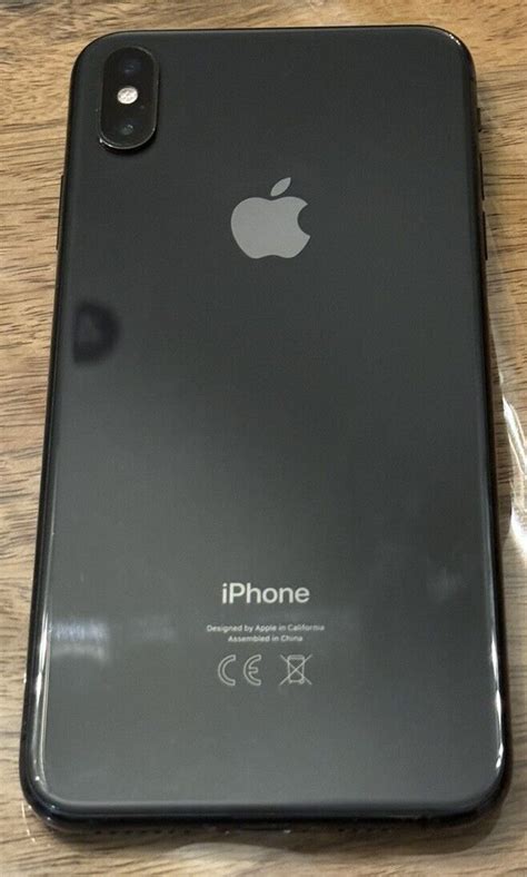 Apple Iphone Xs Max 64 Gb Space Grey Unlocked 190198782991 Ebay