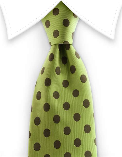 Green Polka Dot Extra Long Tie 3xl Gentlemanjoe