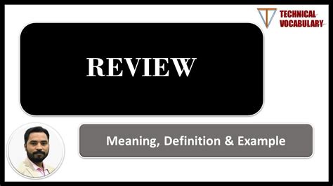 What is Review? | Review Process | Meaning of Review | Definition of ...