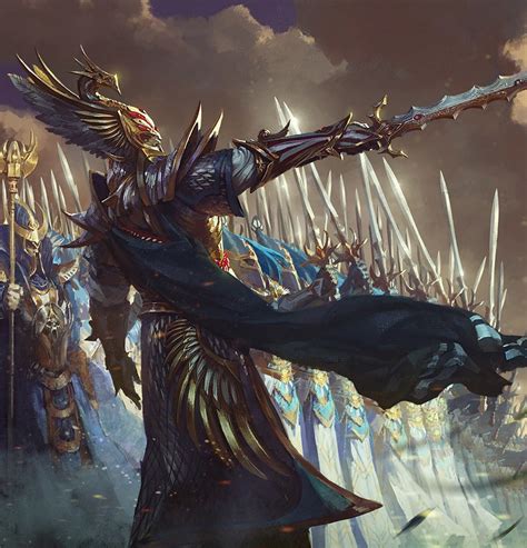 The Amazing Digital Art High Elves By Bayard Wu Total War Warhammer
