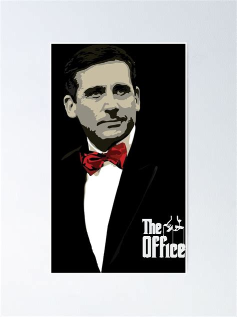 The Office Godfather Michael Scott Poster For Sale By Wellshirt