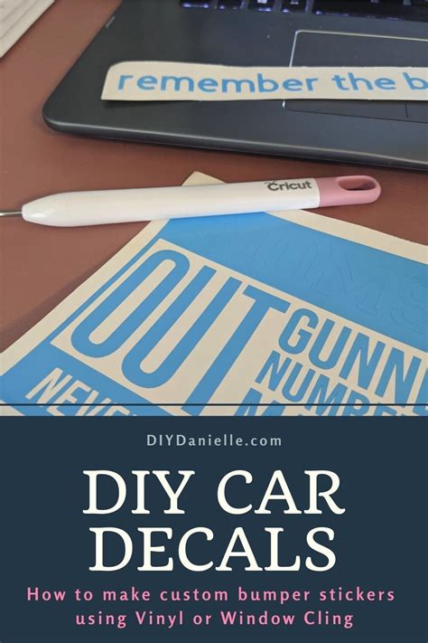 How To Make A Car Decal With The Cricut Maker Vinyl Bumper Stickers