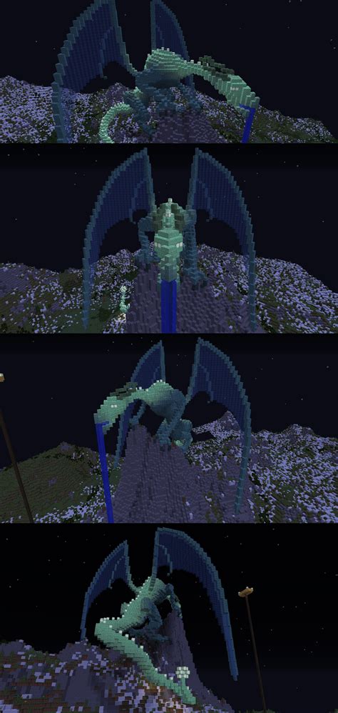 Water Dragon Minecraft By Animela Wolfhybrid On Deviantart