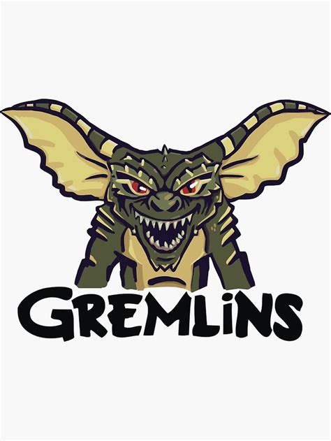 Gremlins Sticker By Thesircurly Gremlins Art Gremlins Drawings