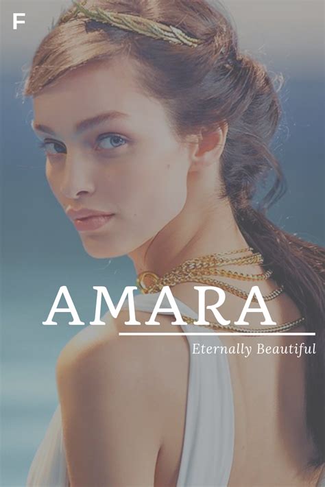 Amara Meaning Eternally Beautiful Greek Names A Baby