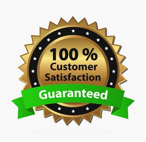 Free Customer Satisfaction Logo Png Download 100 Satisfaction