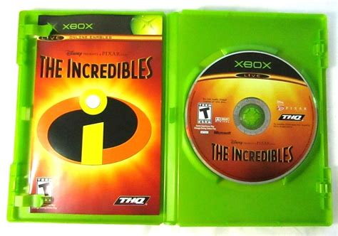 The Incredibles Microsoft Xbox 2004 Manual Included T Teen Disney Pixlar 752919520352 Ebay