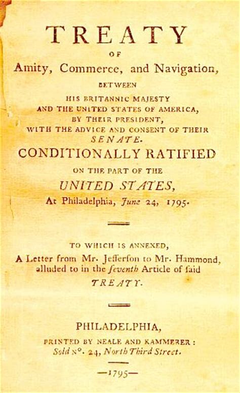 Jays Treaty The Canadian Encyclopedia