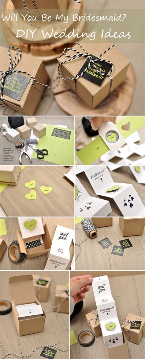 Help the happy couple begin their life together with a memorable wedding gift. DIY Wedding Gift Ideas: Will You Be My Bridesmaid ...