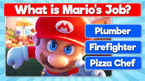 Super Mario Quiz The Super Mario Bros Movie Quiz Youtube