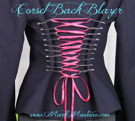 Diy Cosplay Corset Back Video Tutorial From Mark Montano Here For More Easy Corsets Go Here