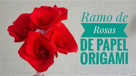 ⩥ Ramo De Rosas De Papel 🌹 Youtube