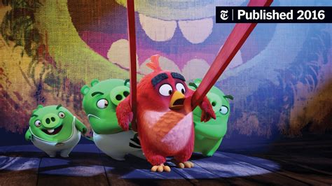 review ‘the angry birds movie a superficially amiable ball of fluff the new york times