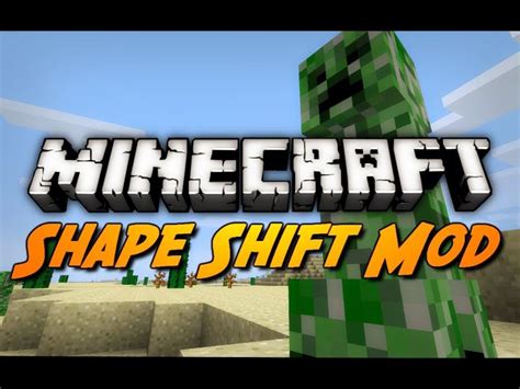 Minecraft Mod Review Shape Shifter Mod Minecraft Mods Shapeshifter