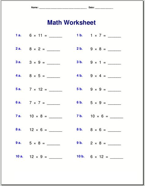 3 Digit Subtraction Worksheet
