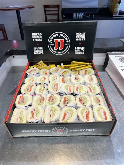 30 piece party box. Clarkston, Michigan : r/jimmyjohns