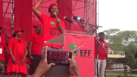 Must Watch Julius Malema Addressing The Masses At The Eff Kzn Rally