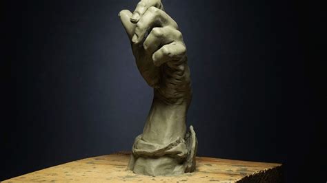 Sculpting A Hand In Clay With Images Sochy Umění