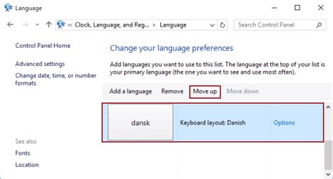 Change Default Language In Windows 10