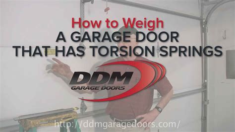 It aired from january 23 to march 21, 2019 on mbc's wednesdays and thursdays at 22:00 kst. How to Weigh a Garage Door That Has Torsion Springs - YouTube