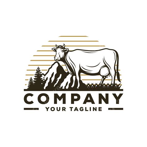Cow Farm Logo Vector Template Download On Pngtree