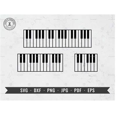 Piano Svg Piano Keys Svg Piano Keyboard Svg Music Svg Dx Inspire