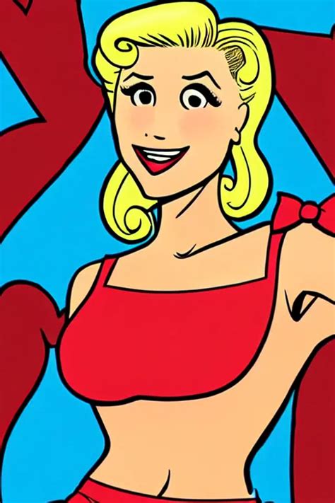 Betty Cooper In The Style Of Dan Decarlo As Drawn By Stable