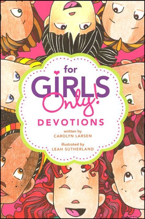For Girls Only Devotions Main Photo Cover Book Girl Devotions
