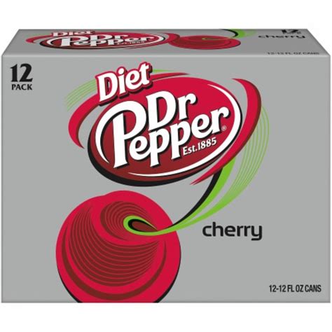 Diet Dr Pepper Cherry Soda 12 Cans 12 Fl Oz Kroger