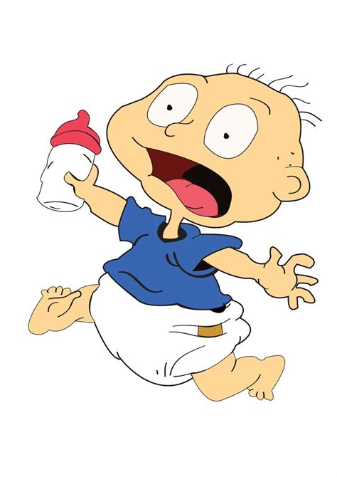 Check Out This Transparent Rugrats Character Tommy Pickles Looking Up