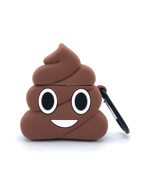 Poop Airpods 1st 2nd Generation Emoji Case