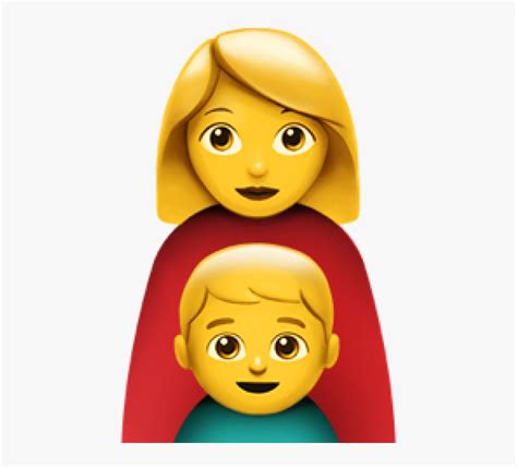 Mother And Son Emoji Hd Png Download Transparent Png Image Pngitem