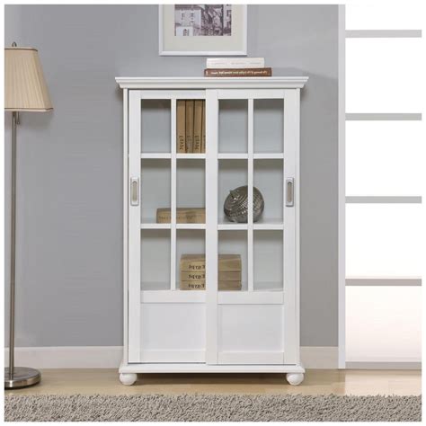 With four shelves to store your belongings, including two that are adjustable, you can rearrange the shelf heights for your needs. 2020 Latest White Bookcases With Doors