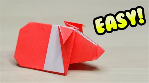 Easy Origami Guinea Pig Tutorial Youtube