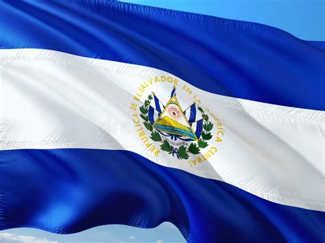 Bandera De El Salvador Imagen De Archivo Imagen De Simbólico 50937211