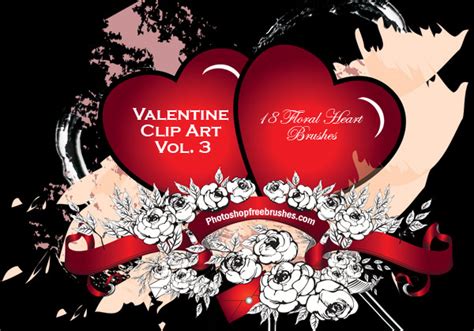 Hearts Photoshop Brushes 21 Romantic Shapes For Your Designs