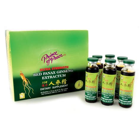 Prince Of Peace Ultra Strength Red Panax Ginseng Extractum 30 Ct