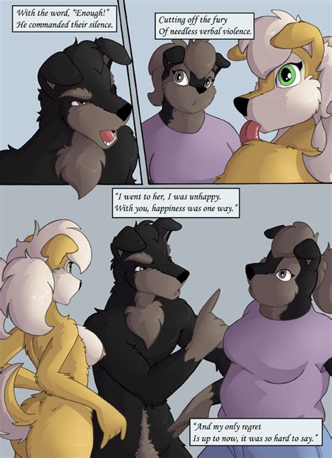 Rule 34 Angry Anthro Argument Ass Canine Clothing Comic