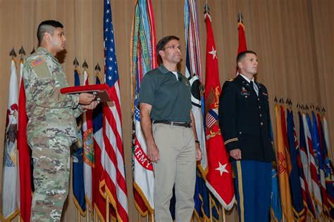 593rd Esc Lieutenant Receives Armys Most Prestigious Peacetime Award