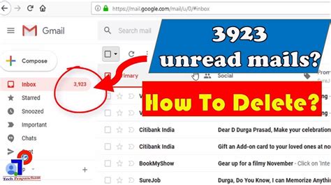 How To Select All Old Unread Mails In Gmail And Delete All At Once