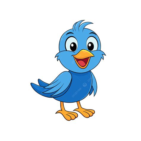 Cute Funny Bird Cartoon Character Generated By Ai, Funny Bird, Funny