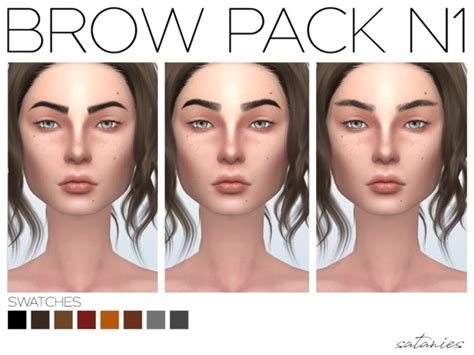 Brow Pack N1 By Satanies At Tsr Sims 4 Updates