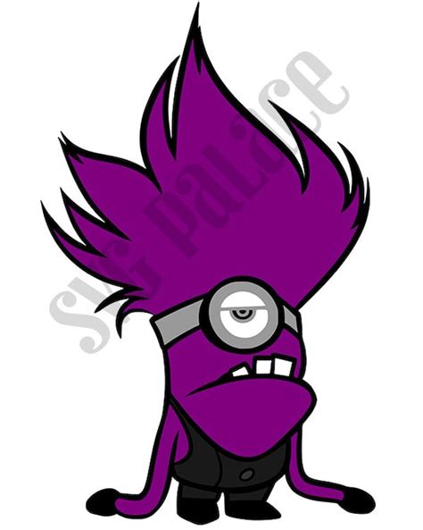Evil Purple Minion Despicable Me Svg Cut File Cricut By Svgpalace