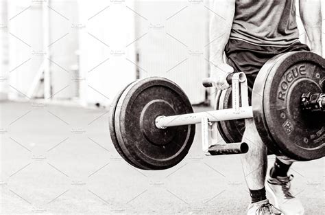 Crossfit Outdoor Carrying Weights Sports And Recreation Stock Photos