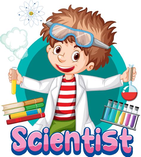 Scientist Doing Science Experiment In The Lab 7252981 Vector Art At
