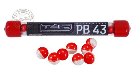 Umarex T4e Pepper Balls For Self Defense X10 Caliber 43